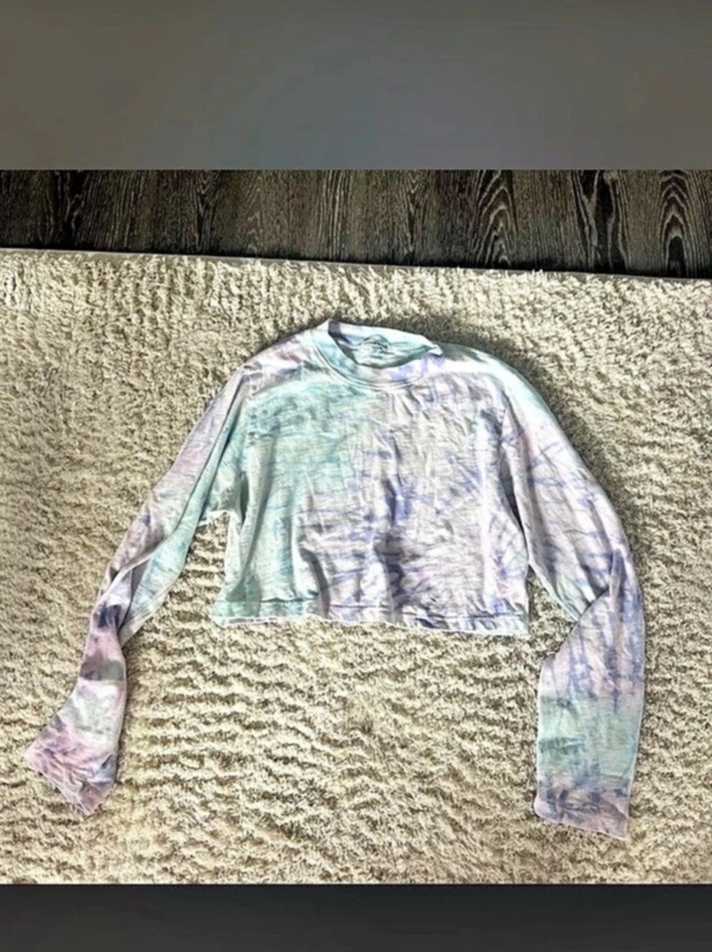 Cotton citizen long sleeve tie dye top